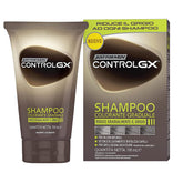 Just for Men Control GX packaging shows easy, mess-free gray coverage.