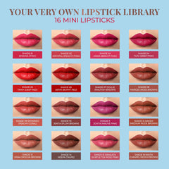 Just Herbs lipstick sampler texture application demonstrates creamy, easy glide for daily wear.
