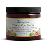 Just Nutritive Leave-In Conditioner bottle closeup showcasing creamy hydration