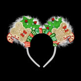 JUTTIRA Merry Christmas mouse ears headband for festive party styling and photos.