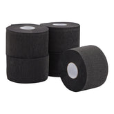Juvale disposable barber neck strips close-up of black roll showing quick hair protection.