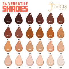 Juvia's Place I Am Magic Liquid Concealer application swatch demonstrates seamless under-eye blending
