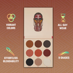 Juvia's Place Warrior 2 palette rose gold shimmer swatches convey glam-ready sheen.