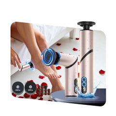 Juxujoin 5in1 Pro Upgrade Foot Remover in use for smooth feet at home