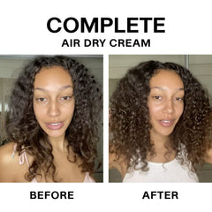 Diffuser-ready curls with JVN Air Dry Cream for soft definition