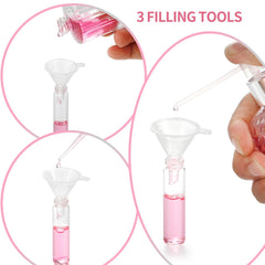 Jxcmeng refillable sample bottle pack ideal for distributing fragrances.