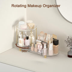 Jywantful rotating tray two-layer perfume display at a glance for perfumes