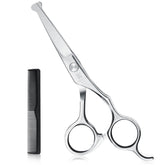 K KaCaKaCa kids scissors with safety rounded tips for gentle at-home haircuts.