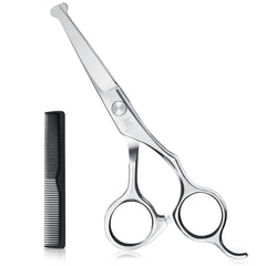 K KaCaKaCa kids scissors with safety rounded tips for gentle at-home haircuts.