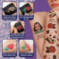 Water-resistant, quick-drying formula helps tattoos stay vibrant through activities
