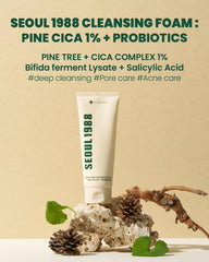 K-SECRET Seoul 1988 Cica Cleansing Foam foamy-lather delivering soothing cleansing without stripping