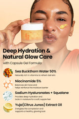 K-SECRET Seoul 1988 Niacinamide Capsule Cream vitamin C capsules close-up for potential brightening