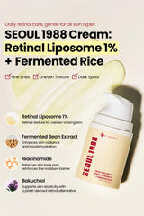 K-SECRET SEOUL 1988 Retinal Cream liposome delivery close-up suggests enhanced absorption