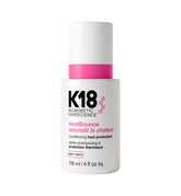K18 HeatBounce bottle front view showing lightweight leave-in conditioner for detangling