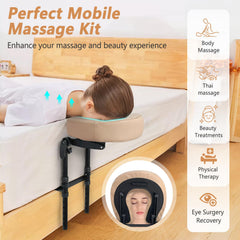 KAAMOS memory foam face pillow delivers gentle, slow rebound comfort
