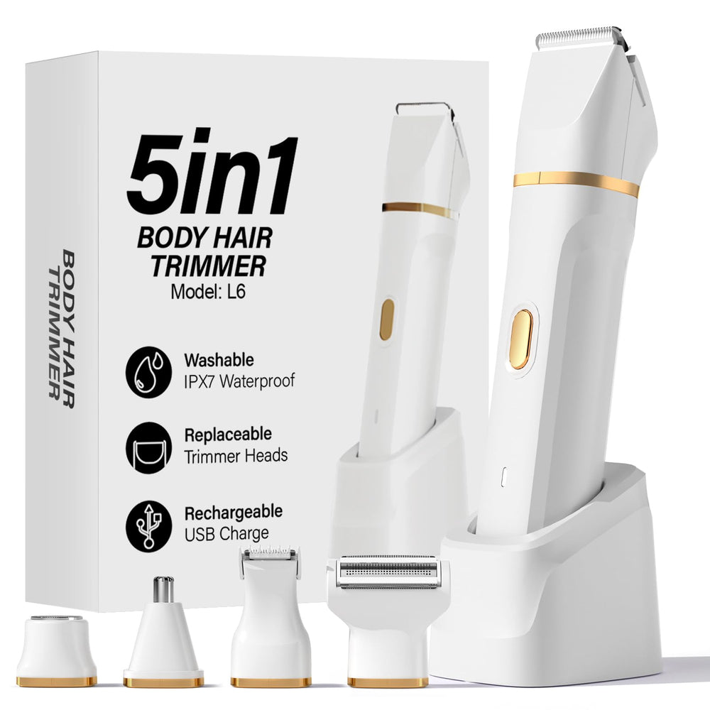 Kabowa Bikini Trimmer 5-in-1 package – all-in-one grooming for smooth skin.