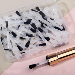 KACHIMOO replacement brush heads close-up with soft bristles for smooth nail art.