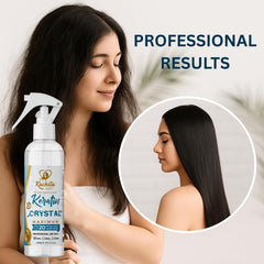 Kachita Spell Keratin Crystal Maximum smoothing results on thick hair.