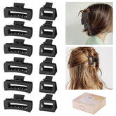 Kacmagic rectangle large-clip in black grips thick hair securely.