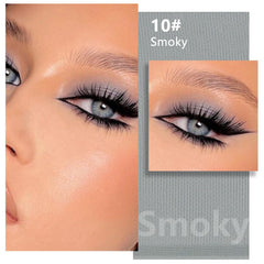 Kaely compact mini eyeshadow swatches show blendable color.