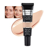 Kaely corrector de ojeras con aplicador suave para corrección precisa.