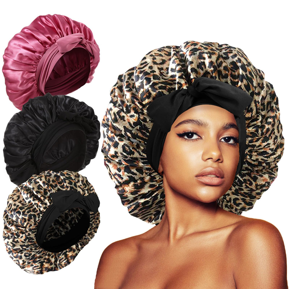Kafteri silk bonnet extra-large covering for all hair types and secure overnight wear