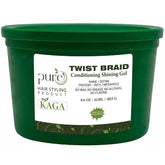 KAGA Pure O Natural Neatbraid gel bottle delivering strong hold for intricate hairstyles.