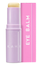 KAHI Eye Balm Stick application close-up for instant hydration.