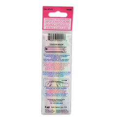 Kai Touch N Brow razor in use on brows for clean defined edges.