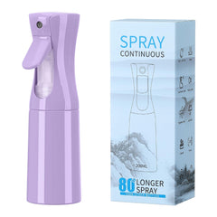 KAIZHOUZHOU hair mister spray bottle delivers a fine mist for quick styling.