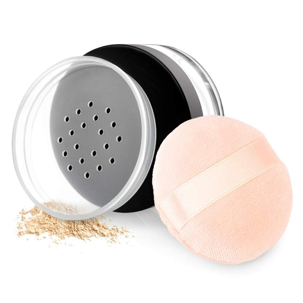 Kalevel empty powder container 50ml shows remaining powder for quick restock.