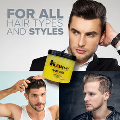 KALIVE 2 STYLE low-shine-tame-frizz gel for defined styles