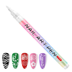 Kalolary white nail art pens packaging, ready for DIY nail art projects.