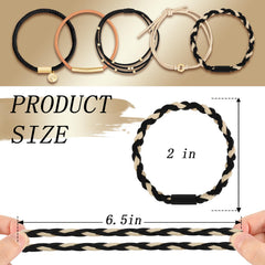 KANPRINCESS boho hair-ties closeup showing soft nylon-cotton material and comfortable grip.