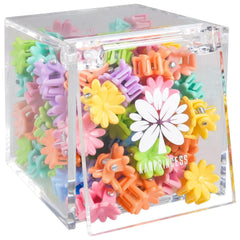 KANPRINCESS mini claw clips in gift box with assorted colors for quick, secure hairstyles.