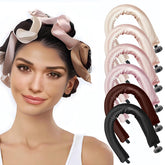 Kanuoc 6Pack heatless hair curler package showing a gentle, frizz-free styling system.