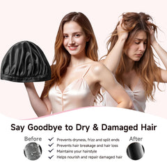 Kaome bonnet with adjustable elastic band ensures a customizable, non-slip fit.