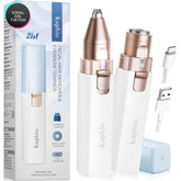 KAPHIO facial hair removal chin-upper-lip shows precise shaving for smooth contours.