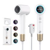 KARFUN plasma ionic technology demonstrates frizz reduction and smoother hair in a professional-grade styling context.