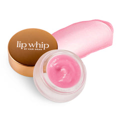 Kari Gran Lip Whip tinted peppermint jar for deep hydration with subtle gloss.