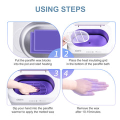 Karite paraffin wax machine precision temperature control display ensures safe heating