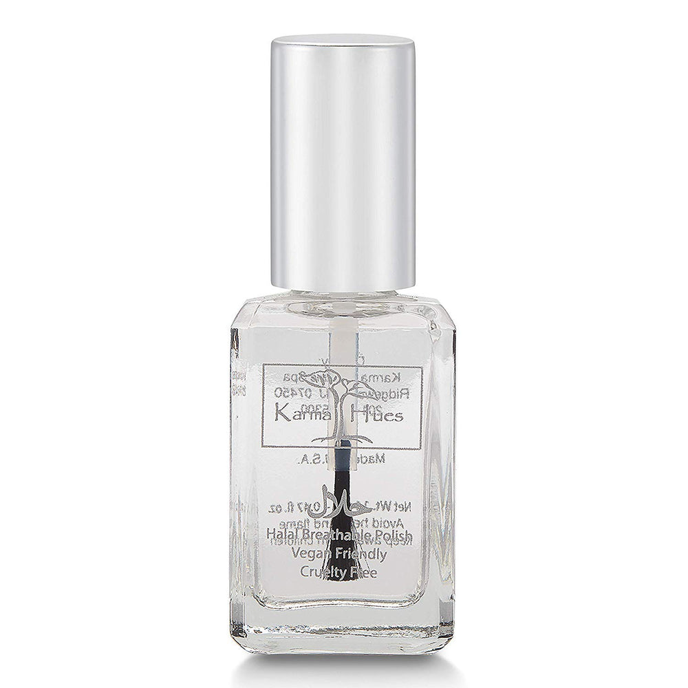 Karma Organic breathable nail polish swatch shows airy finish for quick color wear