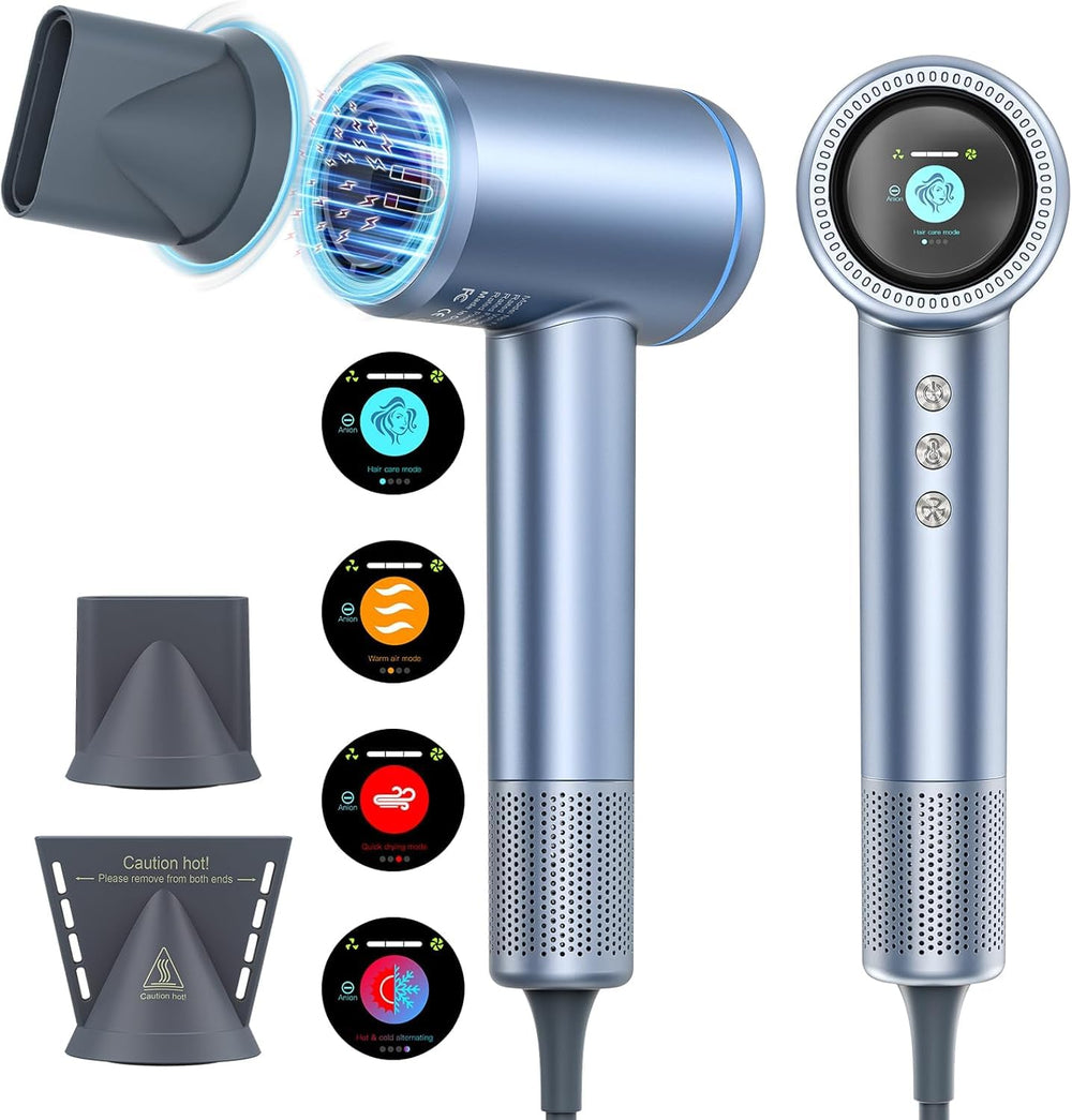 Karrong hair dryer with brushless motor delivering fast drying.