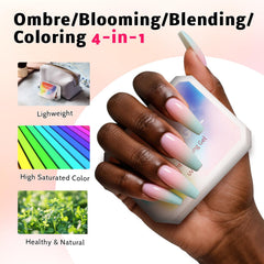 Karroy ombre color pigment swatches help you pick shades.