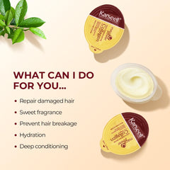 Karseell dry damaged hair repair demonstrates smoother, more controllable texture