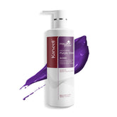 Karseell Purple Shampoo bottle front shows sulfate-free formula for blonde and gray hair