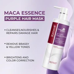 Karseell Purple Shampoo in shower demonstrates easy weekly use