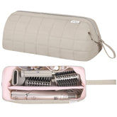 KarSyon hair tools travel bag camel exterior with compact travel-friendly design for easy packing.
