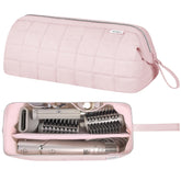 Karsyon hair tools travel bag front view showing organized compartments for quick access