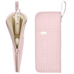 KarSyon hot tools organizer pink case offers compact travel storage.